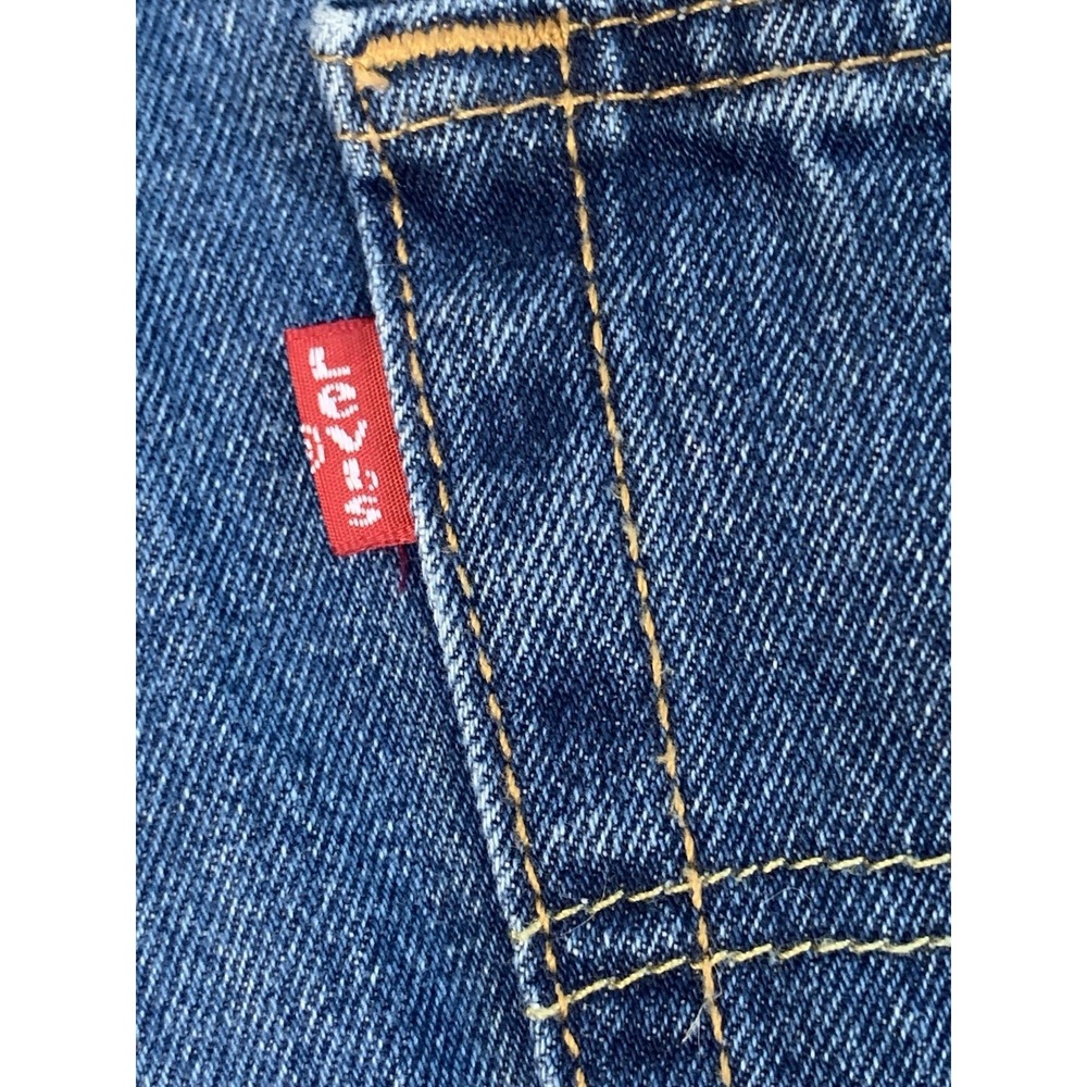 Levis 550 Men's Relaxed Tapered Jeans Vintage Y2K size 34x30 Blue Medium Wash - Picture 8 of 14